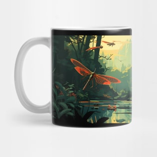 Pond of the Dragonfly Mug